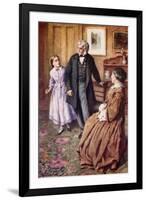 "Oh, Sir! They Do Care, Very, Very Much!"-Harold Copping-Framed Giclee Print