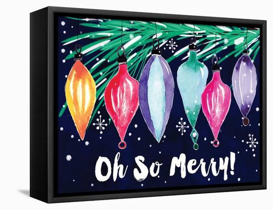 Oh So Merry-Sara Berrenson-Framed Stretched Canvas