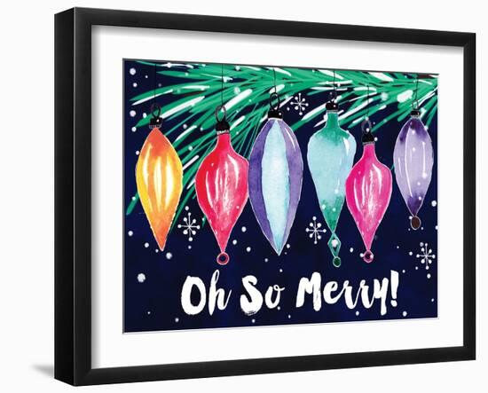 Oh So Merry-Sara Berrenson-Framed Art Print