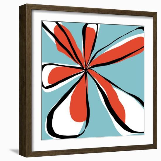 Oh So Pretty - Aqua-Jan Weiss-Framed Art Print