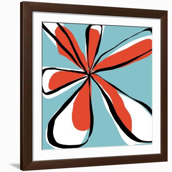 Oh So Pretty - Aqua-Jan Weiss-Framed Art Print