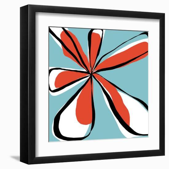 Oh So Pretty - Aqua-Jan Weiss-Framed Art Print