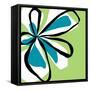 Oh So Pretty - Green-Jan Weiss-Framed Stretched Canvas