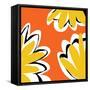 Oh So Pretty - Orange 2-Jan Weiss-Framed Stretched Canvas