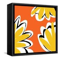 Oh So Pretty - Orange 2-Jan Weiss-Framed Stretched Canvas