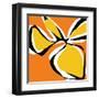 Oh So Pretty - Orange-Jan Weiss-Framed Art Print