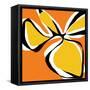 Oh So Pretty - Orange-Jan Weiss-Framed Stretched Canvas