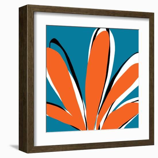 Oh So Pretty - Teal-Jan Weiss-Framed Art Print