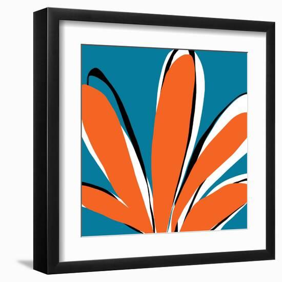 Oh So Pretty - Teal-Jan Weiss-Framed Art Print