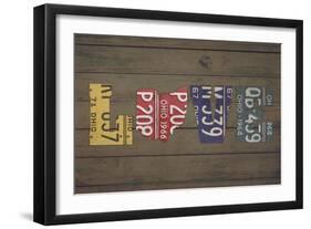 OH State Love-Design Turnpike-Framed Giclee Print