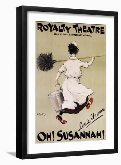 Oh Susannah, 1897, Poster Illustrated, by Dudley Hardy (1867-1922) England, 19th Century-Dudley Hardy-Framed Giclee Print
