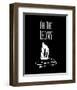 Oh The Irony - Black-Color Me Happy-Framed Art Print