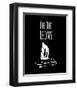 Oh The Irony - Black-Color Me Happy-Framed Art Print