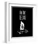 Oh The Irony - Black-Color Me Happy-Framed Art Print