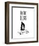 Oh The Irony - White-Color Me Happy-Framed Art Print