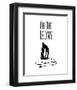 Oh The Irony - White-Color Me Happy-Framed Art Print