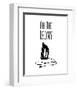 Oh The Irony - White-Color Me Happy-Framed Art Print