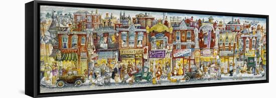 Oh, the Street Where I Lived-Bill Bell-Framed Stretched Canvas