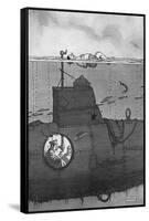 Oh U! by Heath Robinson-null-Framed Stretched Canvas