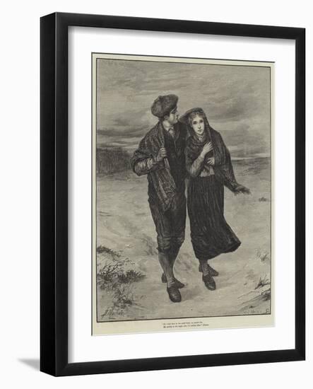 Oh! Wert Thou in the Cauld Blast, on Yonder Lea-null-Framed Giclee Print