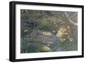 'Oh What's That in the Hollow?'-Edward Robert Hughes-Framed Giclee Print