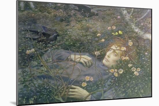 'Oh What's That in the Hollow?'-Edward Robert Hughes-Mounted Giclee Print