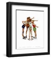 Oh, Yeah-Norman Rockwell-Framed Art Print