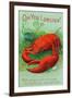 Oh You Lobster Scene-Lantern Press-Framed Art Print