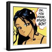 Oh You Poor Stupid Boy-Harry Briggs-Framed Premium Giclee Print
