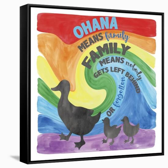 Ohana-Erin Clark-Framed Stretched Canvas