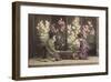 Ohanasan Playing "Go" Game-The Kyoto Collection-Framed Premium Giclee Print