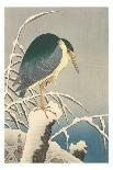 Egret in the Rain, 1925-1936-Ohara Koson-Art Print