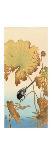 Egret in the Rain, 1925-36 (Colour Woodcut)-Ohara Koson-Giclee Print