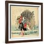 Oharame-Katsushika Hokusai-Framed Giclee Print