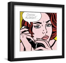 Ohhh...Alright..., 1964-Roy Lichtenstein-Framed Art Print