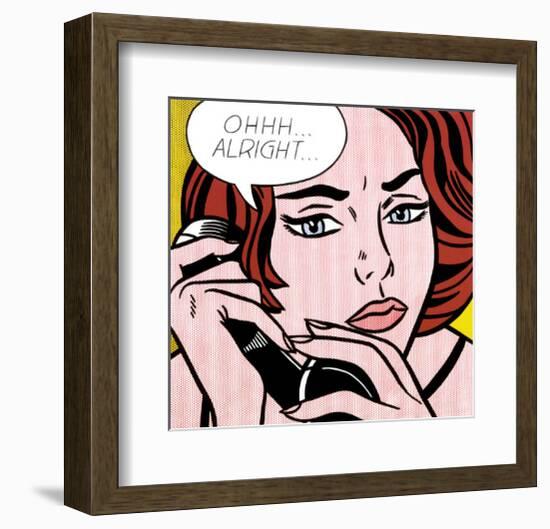 Ohhh...Alright..., 1964-Roy Lichtenstein-Framed Art Print