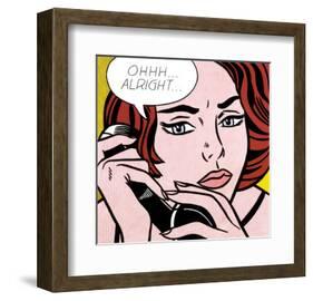 Ohhh...Alright..., 1964-Roy Lichtenstein-Framed Art Print