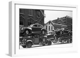 Ohio: Auto Transport, 1940-Arthur Rothstein-Framed Giclee Print