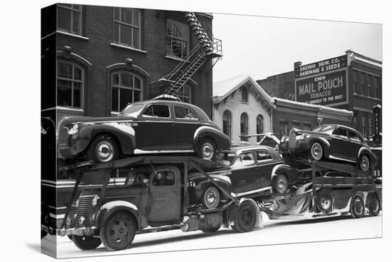Ohio: Auto Transport, 1940-Arthur Rothstein-Stretched Canvas