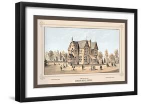 Ohio Building, Centennial International Exhibition, 1876-Linn Westcott-Framed Art Print