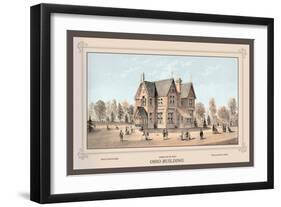 Ohio Building, Centennial International Exhibition, 1876-Linn Westcott-Framed Art Print