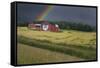 Ohio Farm Rainbow-Galloimages Online-Framed Stretched Canvas