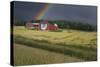 Ohio Farm Rainbow-Galloimages Online-Stretched Canvas