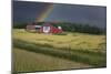 Ohio Farm Rainbow-Galloimages Online-Mounted Photographic Print