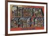 Ohio - Geneva-on-the-Lake-Lantern Press-Framed Premium Giclee Print