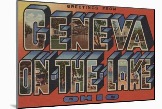 Ohio - Geneva-on-the-Lake-Lantern Press-Mounted Art Print