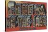 Ohio - Geneva-on-the-Lake-Lantern Press-Stretched Canvas