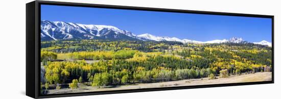 Ohio Pass and the Castels, Colorado, USA-Terry Eggers-Framed Stretched Canvas