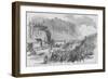 Ohio Regiment on Train Ambushed by Confederates in Vienna Virginal-Frank Leslie-Framed Art Print