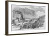 Ohio Regiment on Train Ambushed by Confederates in Vienna Virginal-Frank Leslie-Framed Art Print